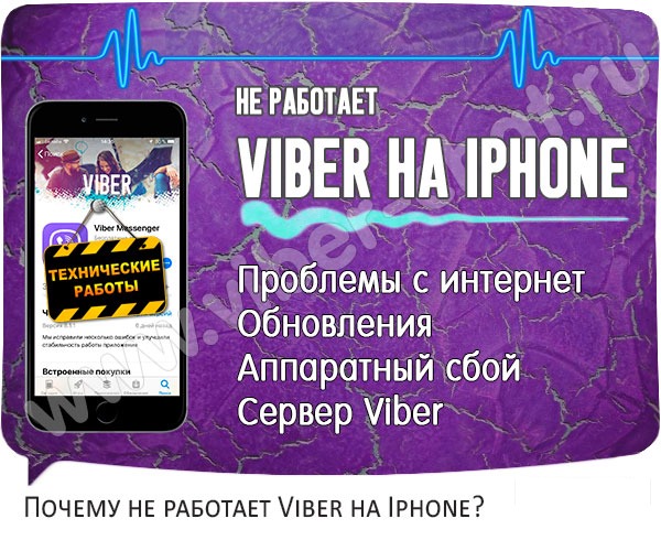 Не работает Viber на Iphone