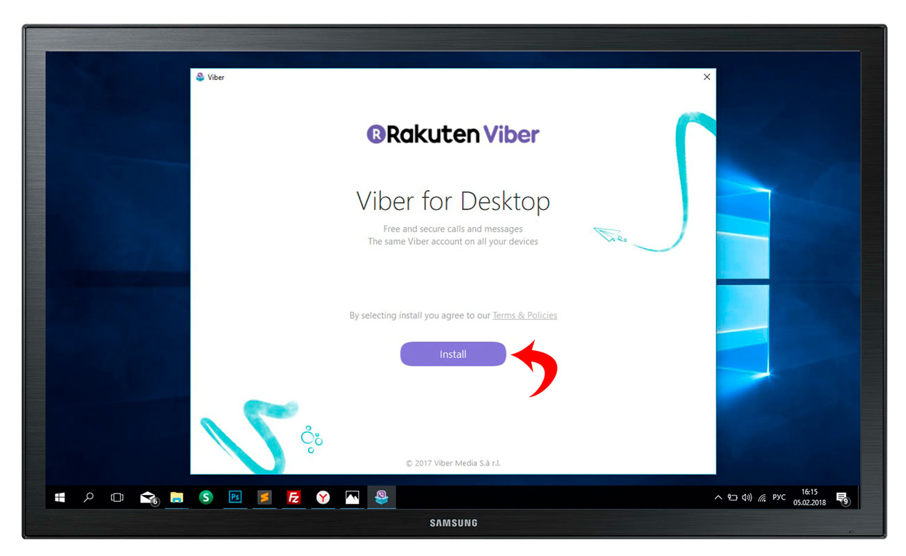 Установить вайбер на виндовс 10. Viber для компьютера. Установить вайбер на компьютер. Вайбер 2016. Как установить вайбер на компьютере если он есть на телефоне.